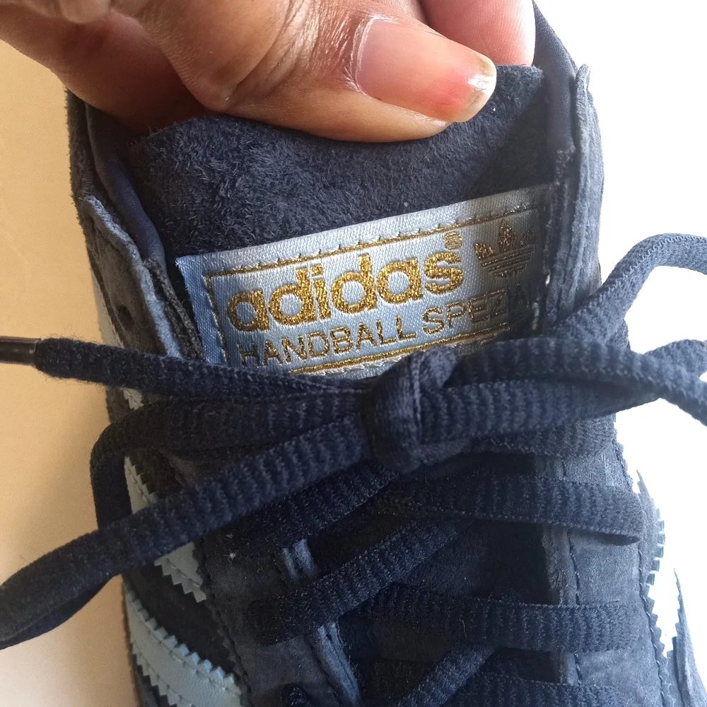 Adidas Handball Spezial Original Retro Suede Blue Nostalgia Sneakers